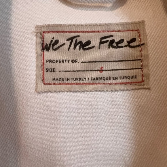 We The Free Off-White Denim Jacket - Picture 3 of 3